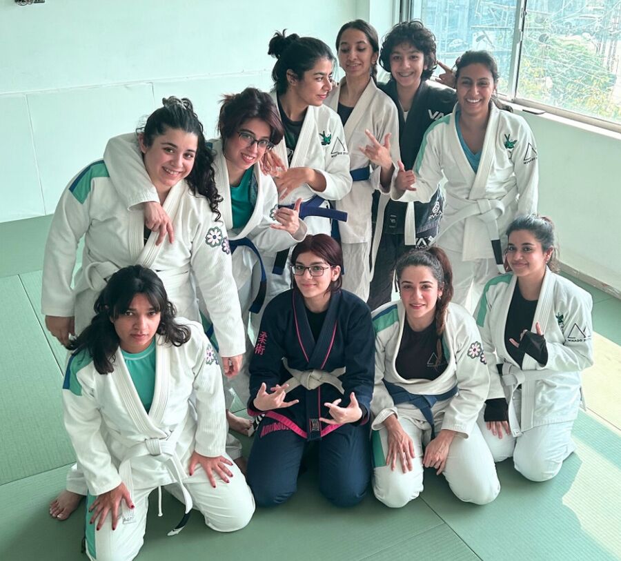 Women of Mikado Jiu Jitsu after class